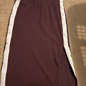 TNA Purple Pencil Skirt with White Accents